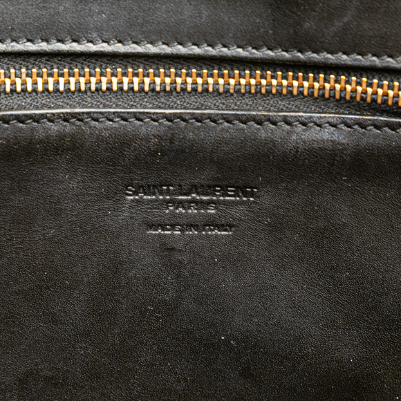 Pre-Loved Saint Laurent Small Raffia Panier Tote - Picture 6 of 12